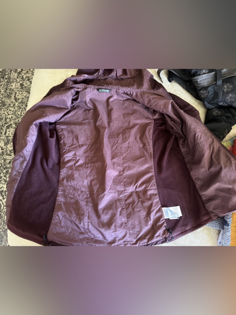 Arc’teryx Atom LT Hoody Jacket Insulated Phantasm Brown XL EUC - Picture 8 of 11